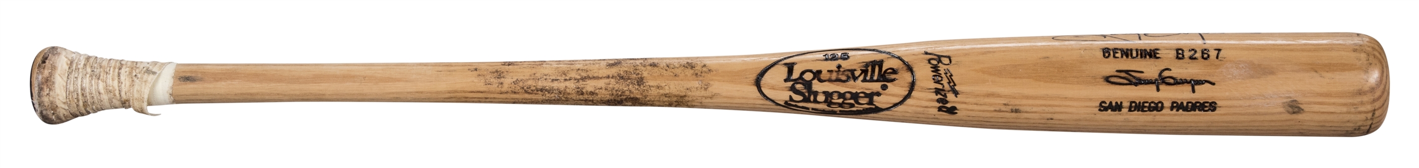 1997 Tony Gwynn Game Used and Signed Louisville Slugger B267 Bat for Hit #2727 (PSA/DNA GU 10)